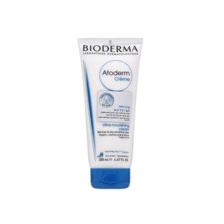 ביודרמה | אטודרם קרם לחות | לעור רגיל ויבש | מגביר את לחות העור | מותיר את העור רך וחלק | 200מ"ל