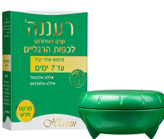 רעננה | קרם דאודורנט | לכפות הרגליים | 10 מ"ל