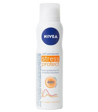 STRESS PROTECT - דאודורנט ספריי אנטי פרספירנט לאישה - 150 מ"ל