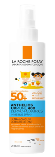 אנתליוס 400 | ספריי בגימור שקוף לילדים | SPF 50+ | מכיל 200 מ"ל |