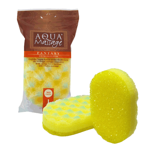 ספוג אמבטיה | לעיסוי אנרגטי | אנטי צלוליט | Aqua Massage Fantasy Anticelulitis