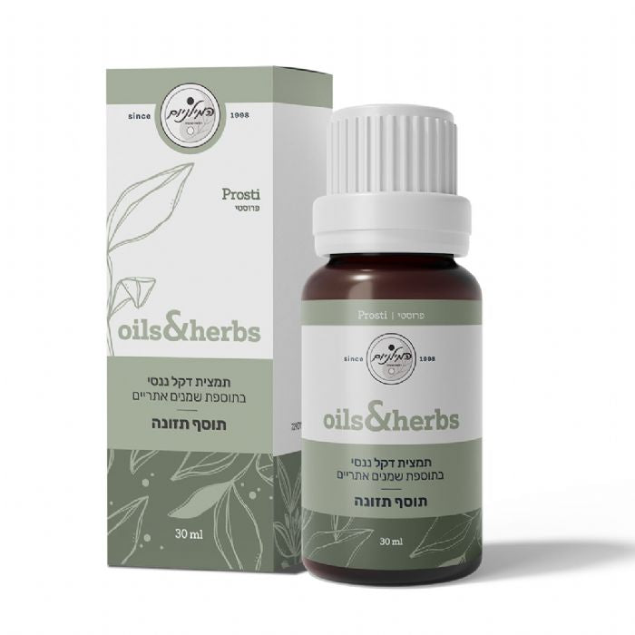 תמצית דקל ננסי | בתוספת שמנים אתרים | תוסף תזונה | 30 מ"ל