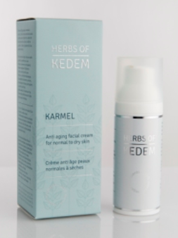 כרמל - קרם פנים אנטי אייג'ינג לעור בוגר - 50 מ"ל