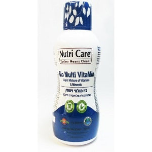 נוטרי קר | ביו מולטי ויטמין | פורמולה נוזלית | 300מ"ל | מכילה ויטמינים ומינרלים | בתוספת קו-אנזים Q10