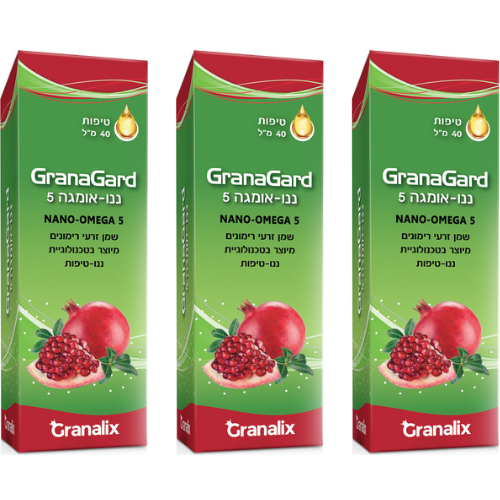 ננו-אומגה 5 | טיפות | רכיבים טבעיים | גרנליקס | מכיל 40 מ"ל