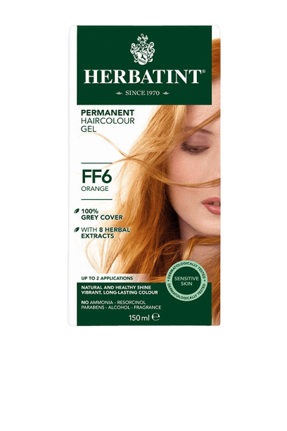 צבע לשיער | צבע כתום | 40 שנה המוקדשים ליופי | לצבע שיער עשיר ועמוק | מכיל 150 מ"ל | FF6 |