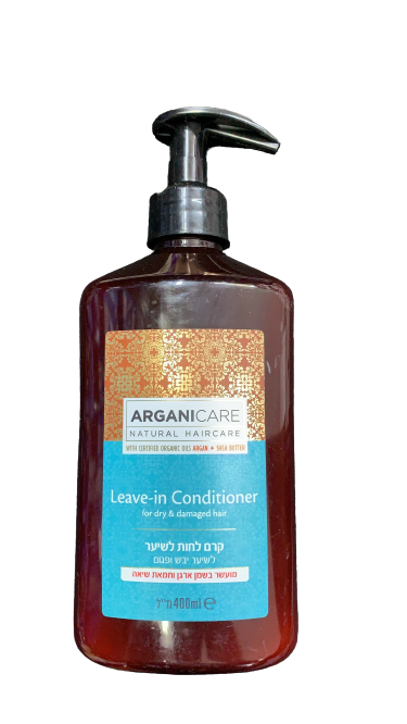 ארגני קר | קרם לחות לשיער | לשיער יבש ופגום | מכיל 400 מ"ל