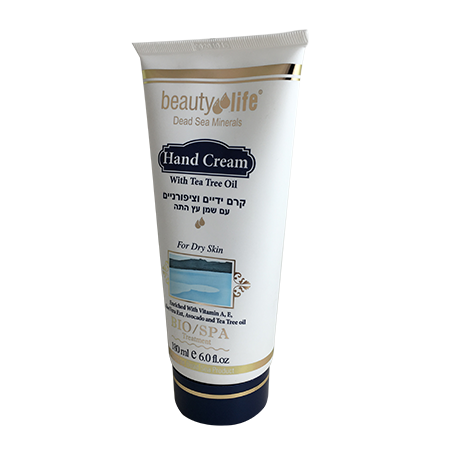 קרם ידיים וציפורניים - שמן עץ התה - 180 מ"ל