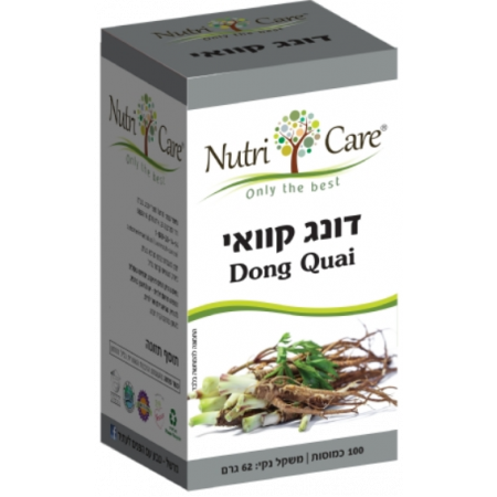 נוטרי קר | אבקת שורש דונג קוואי | 100כמוסות | פועל ליצור איזון במערכות ההורמונליות | הפחתת תסמינים הנובעים מחוסר איזון הורמונלי