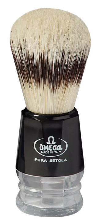 מברשת גילוח | סיבי חזיר טבעיים | OMEGA | אומגה |