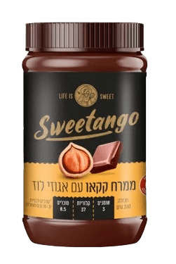 ממרח שוקולד עם אגוזי לוז סוויטאנגו | מכיל 350 גרם | SWEETANGO - סוויטאנגו