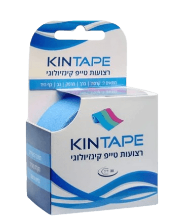 טייפ קינזיולוגי-כחול 5X5 | מכיל 1 יחידות | KINTAPE