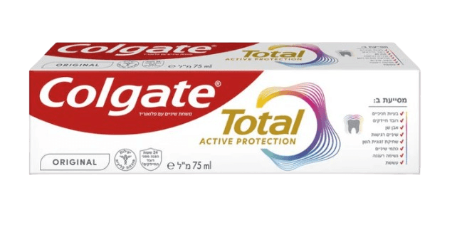 משחת שיניים טוטאל | 75 מ"ל |  קולגייט - Colgate