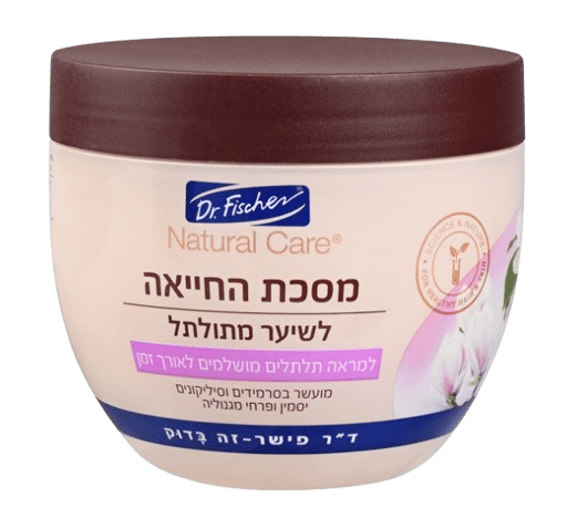 נטורל קר מסכת החייאה לשיער מתולתל | מכיל 450 מ"ל | ד"ר פישר - DR. FISCHER
