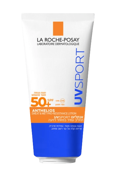UVSPORT תחליב להגנה מהשמש עמיד לזיעה +SPF50 | מכיל 200 מ"ל | לה רוש פוזה - LA ROCHE-POSAY