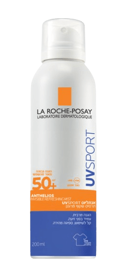 UVSPORT ספריי שקוף מרענן להגנה מהשמש +SPF50 | מכיל 200 מ"ל | לה רוש פוזה - LA ROCHE-POSAY