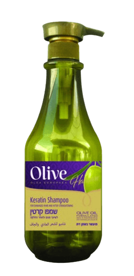 שמפו קרטין מועשר בשמן זית | מכיל 800 מ"ל | אוליב - OLIVE