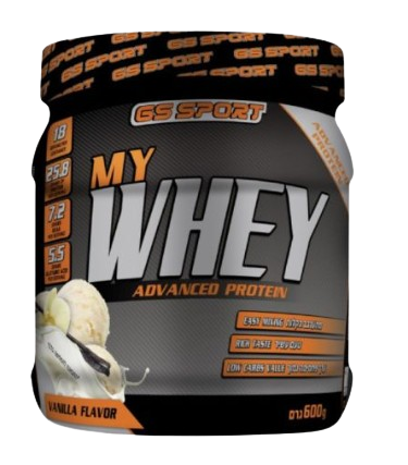G.S SPORT - PROTEIN POWDER | אבקת חלבון בטעם וניל מבית ג'י אס ספורט | 600 גרם |