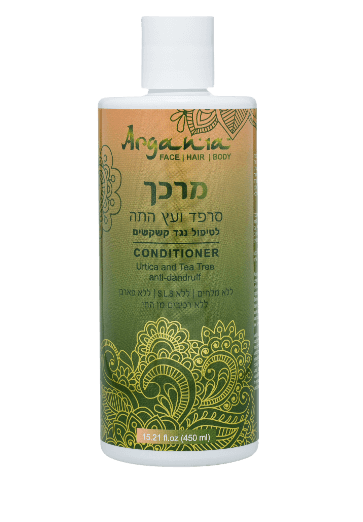 מרכך נגד קשקשים סרפד ועץ התה של ארגניה 450ml
