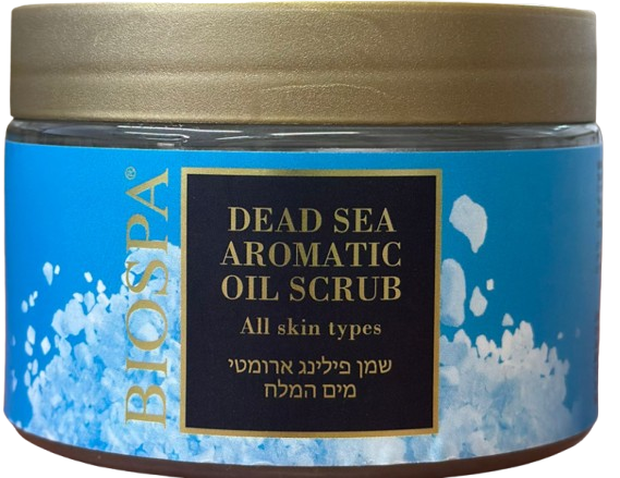 שמן פילינג ארומטי מים המלח לגוף בניחוח וניל צרפתי | מכיל 350 מ"ל | סי אוף ספא - SEA OF SPA