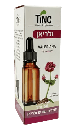 ולריאן 50 מ"ל מיצוי 1:5 | 50 מ"ל | טינק - TINC