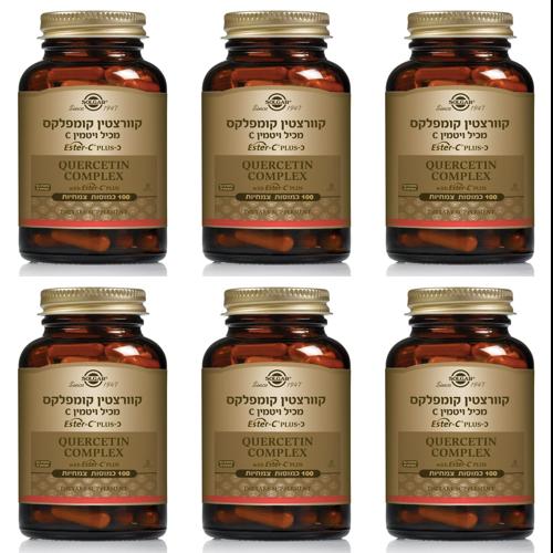 קומפלקס קוורצטין סולגר | 100 כמוסות | מבצע שישיה