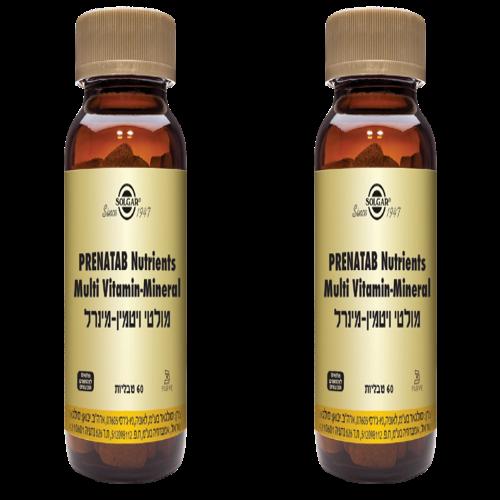סולגאר | מולטי ויטמין מינרל | 60 טבליות | מבצע זוגי