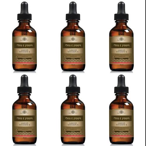ויטמין E טבעי נוזלי סולגר | 59 מ"ל | מבצע שישיה