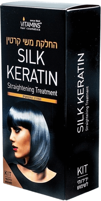 החלקת שיער ביתית | משי קרטין | Silk Keratin | סילק קרטין