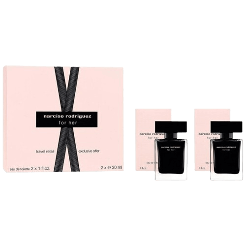 סט בושם לאישה 30*2 מ"ל | Narciso Rodriguez For Her Gift Set | או דה טואלט E.D.T
