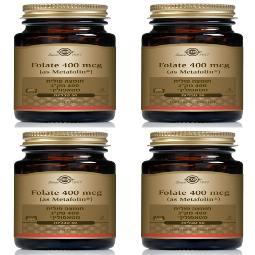 ויטמין Solgar Vitamin B9 400mcg 50 Cap סולגאר | מבצע רביעיה