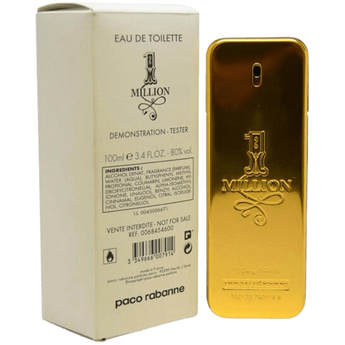 בושם טסטר לגבר 100 מ"ל | Paco Rabanne 1 Million | או דה טואלט E.D.T