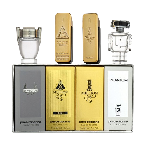 סט בושם לגבר 5*4 מ"ל | Paco Rabanne Mini Set 4 | או דה פרפיום E.D.P