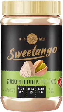 ממרח בטעם חלווה פיסטוק | 350 גרם | סוויטאנגו | Sweetango