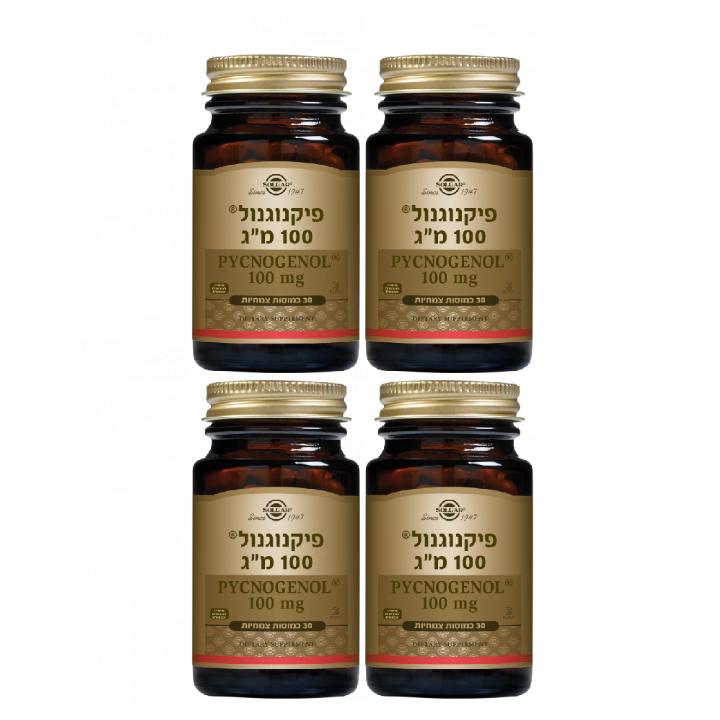 פיקנוגנול | במינון 100 מ"ג | מכיל 30 כמוסות צמחיות | מבצע רביעיה
