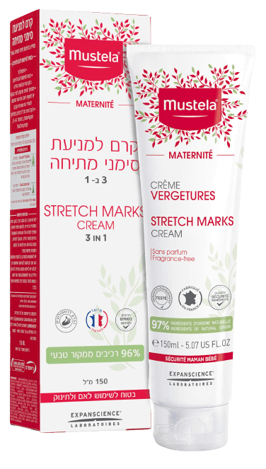 קרם למניעת סימני מתיחה | 150מל | מוסטלה